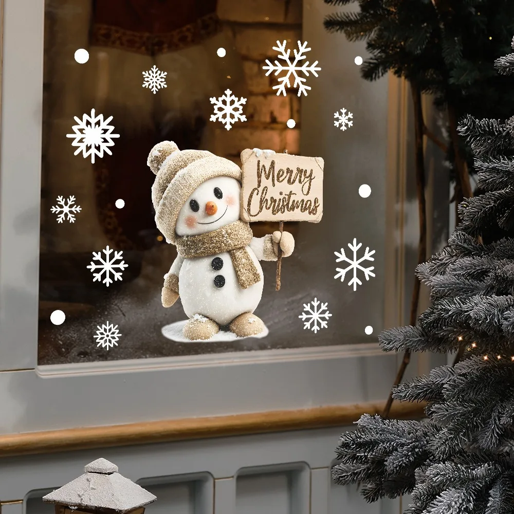 Baby Nursery Wall Decals - Pegatinas navideñas para ventana, dibujos animados