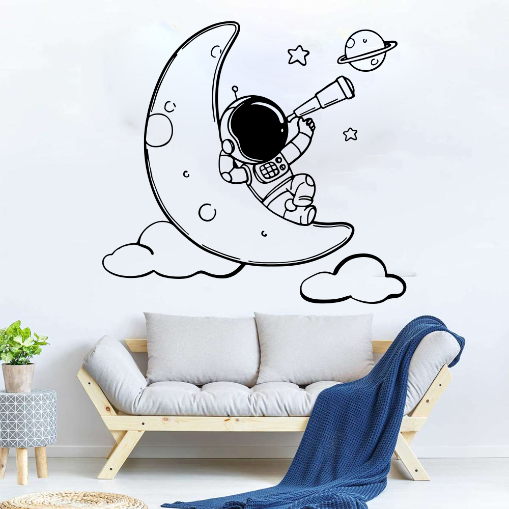Baby Nursery Package - Calcomanía de pared de astronauta de