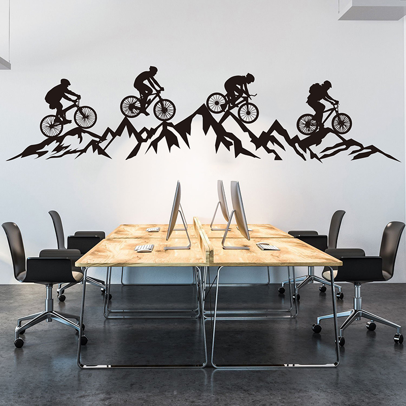 Baby Nursery Wall Decals - Pegatina de pared grande para bicicleta