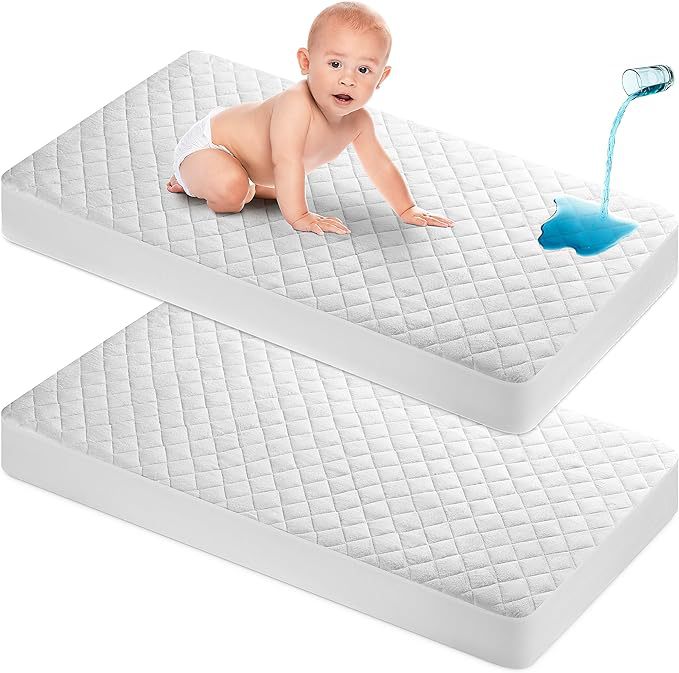 Baby Mattress Waterproof - Sábana ajustable para cuna, colchón impermeable,