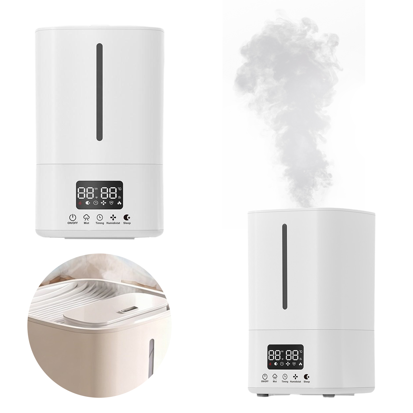 Baby Nursery Humidifier - Humidificador Inteligente de 5L con Purificador