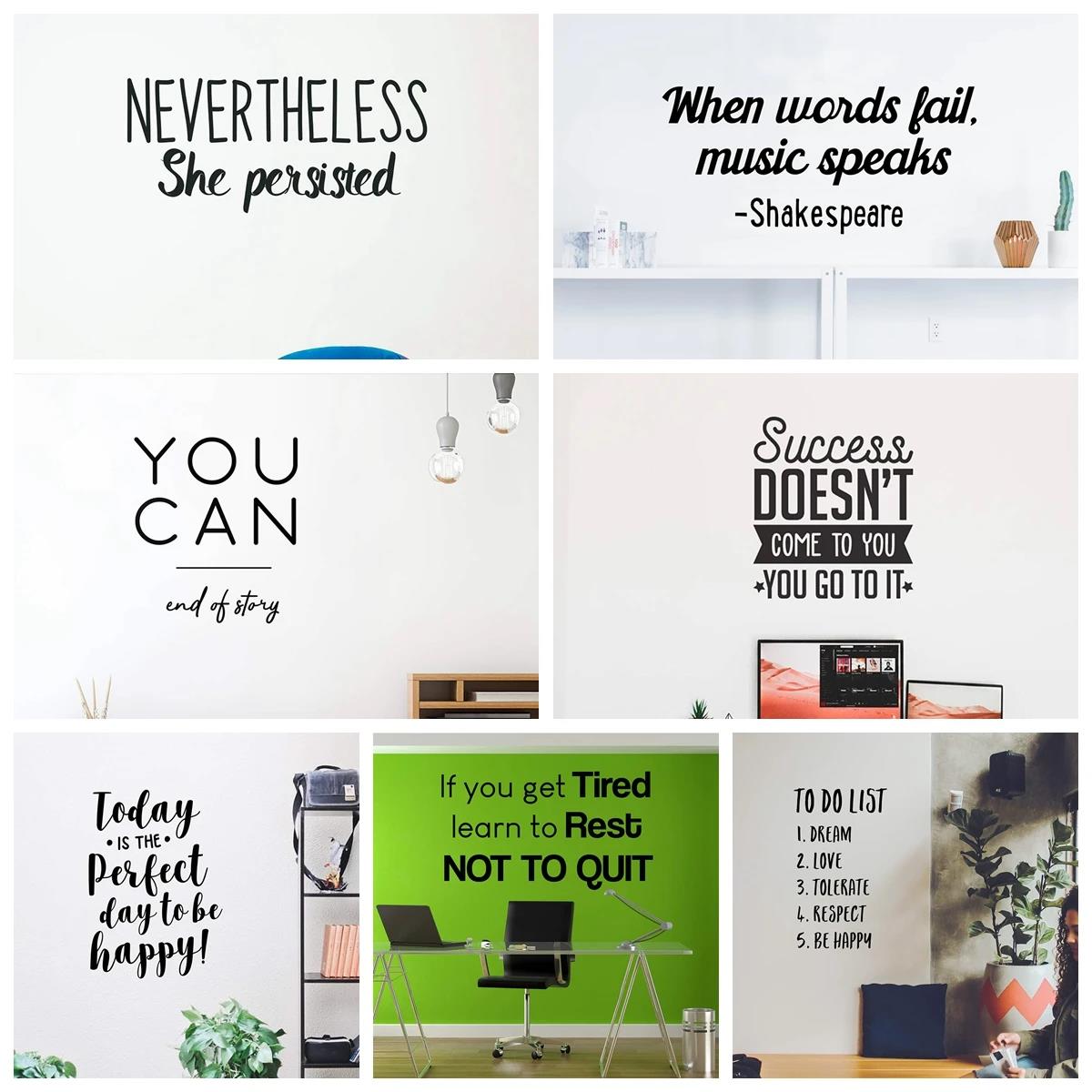 Baby Nursery Wall Decals - Pegatina de pared con citas, vinilo