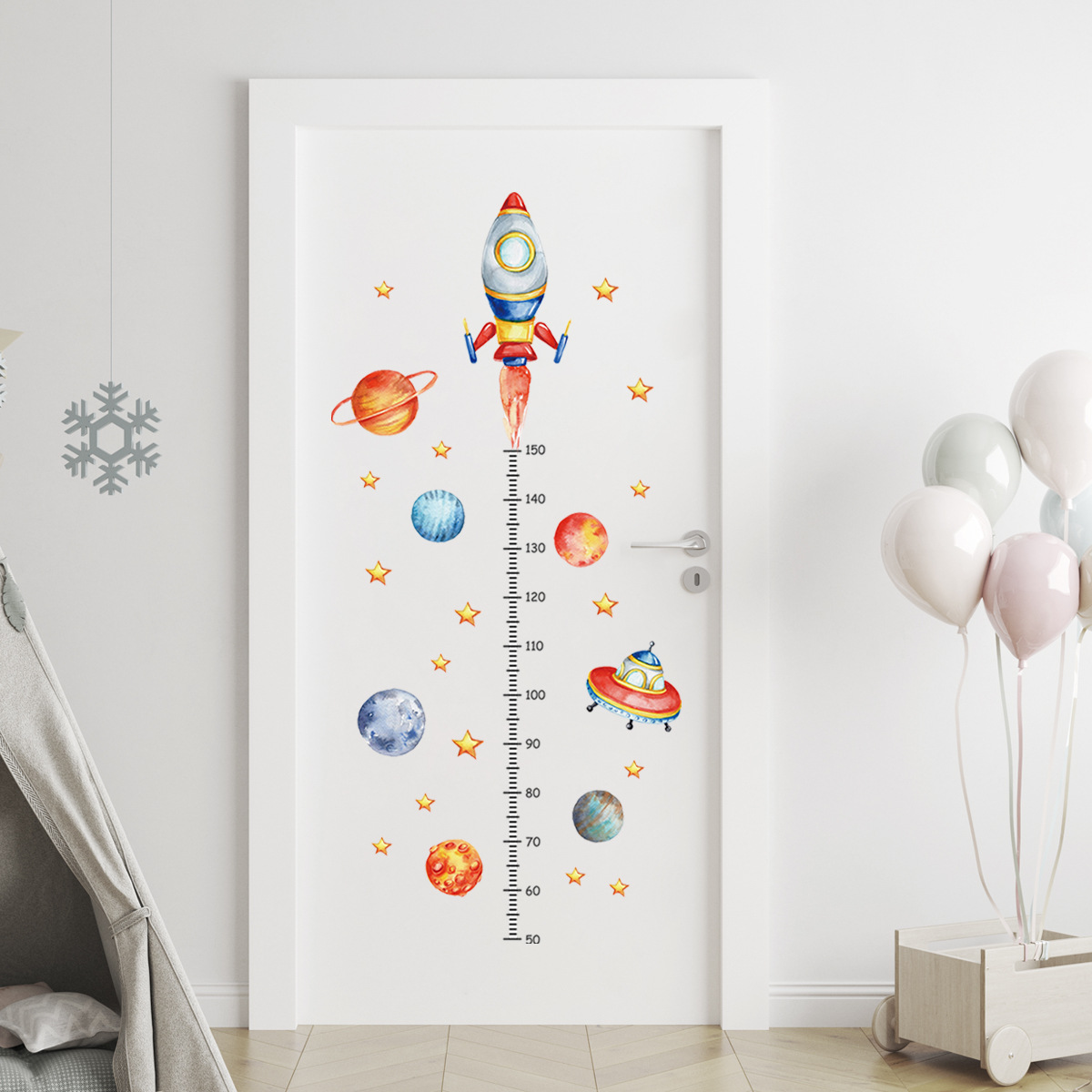 Baby Nursery Wall Stickers - Pegatinas de pared con medición de