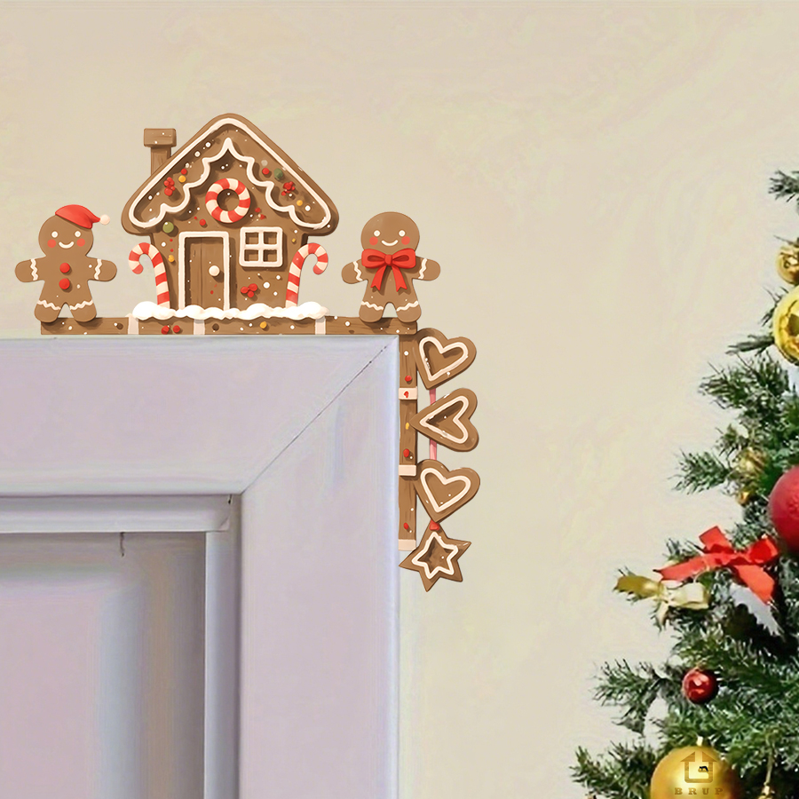 Wall Decal Nursery - Pegatina de pared navideña de casa