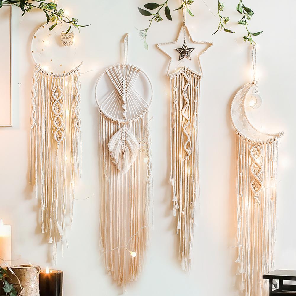 Baby Nursery Needs - Atrapasueños de macramé, decoración bohemia para