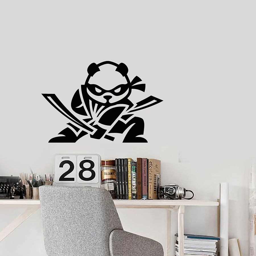 Baby Zone Nursery - Calcomanía de pared de Panda bebé
