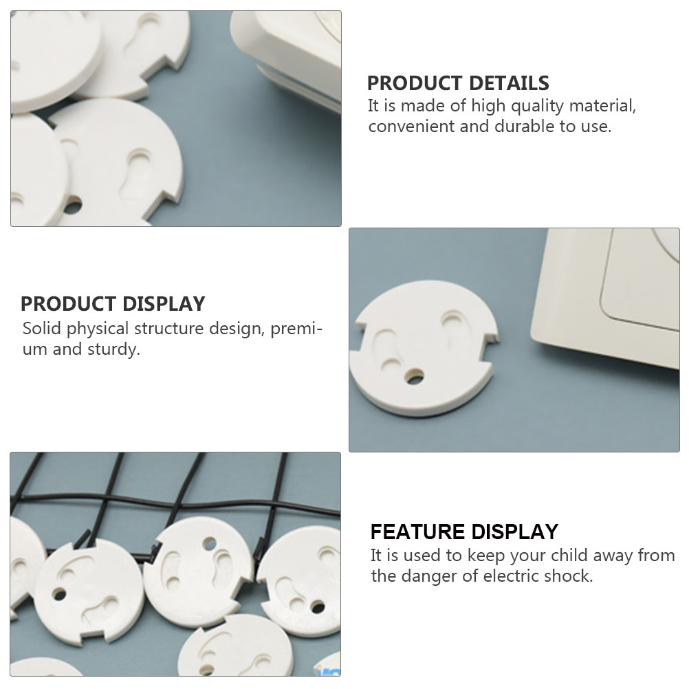 Outlet Cover Childproof - 10 unidades de protectores de enchufes