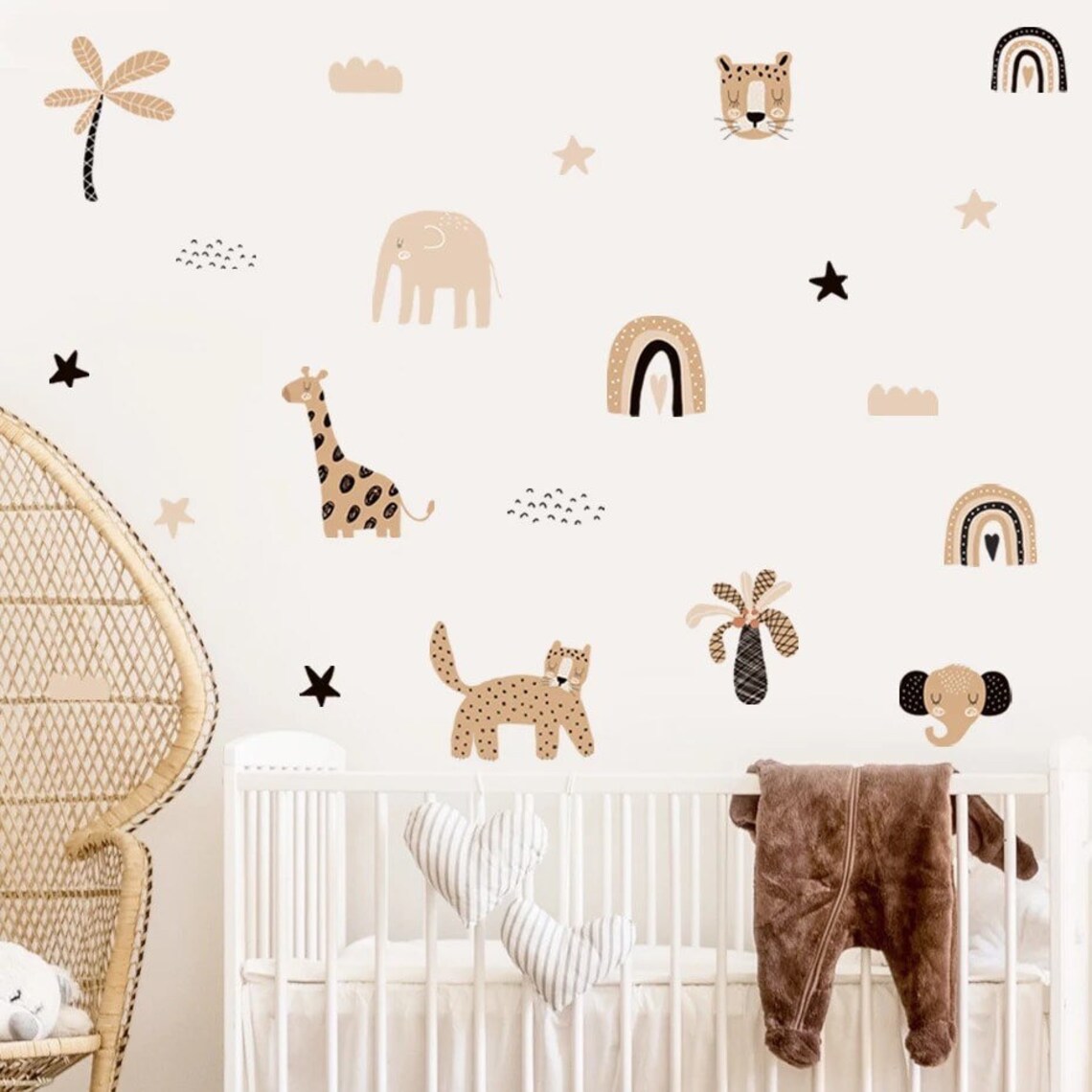 Baby Nursery Wall Stickers - Pegatinas de Pared de Estilo Boho