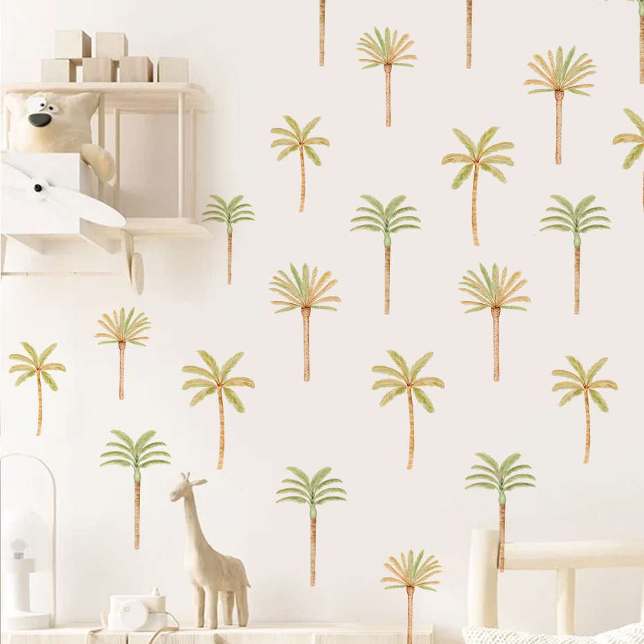 Pegatina de pared de palmera d - Baby Nursery Needs reseña y precio