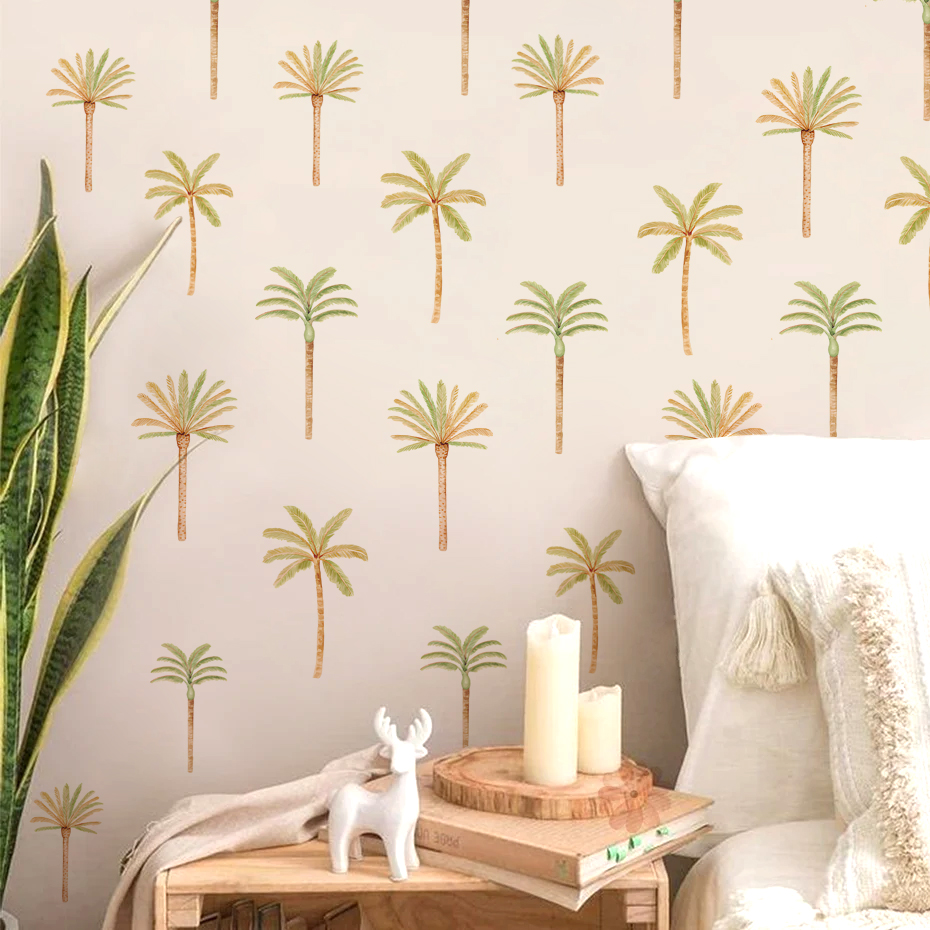 Pegatina de pared de palmera d - Baby Nursery Needs reseña y precio