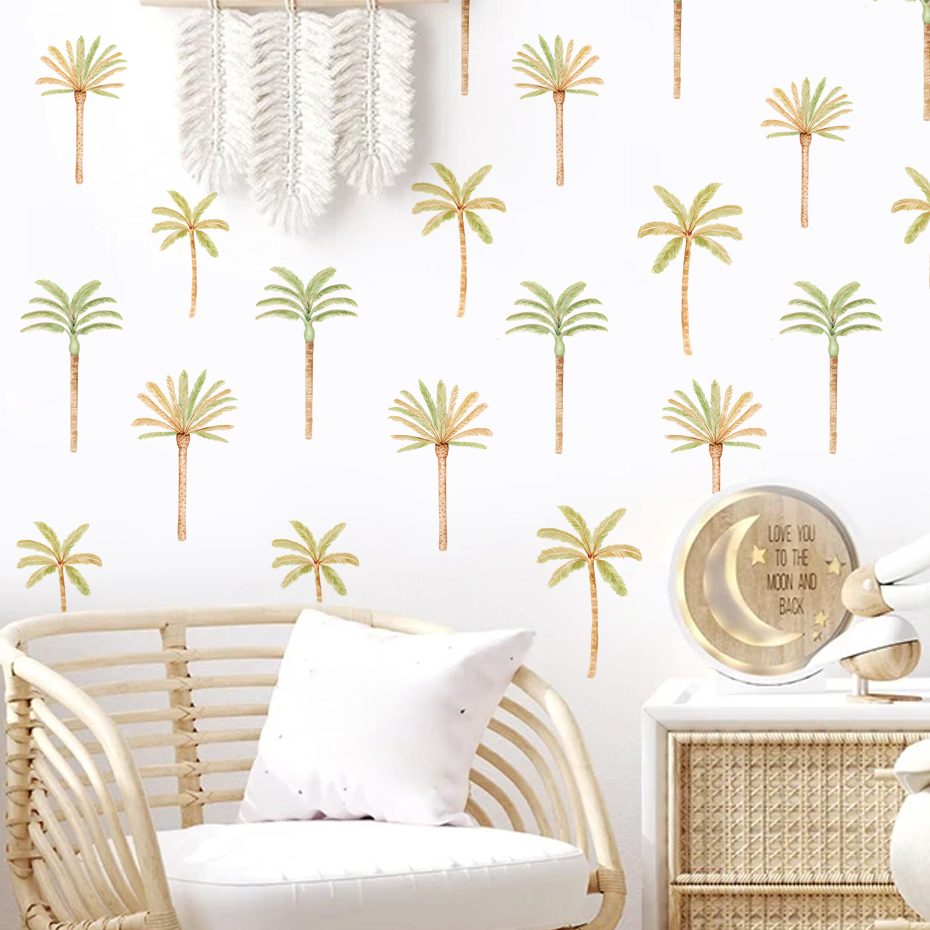 Pegatina de pared de palmera d - Baby Nursery Needs reseña y precio