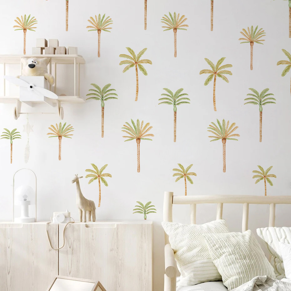 Pegatina de pared de palmera d - Baby Nursery Needs reseña y precio