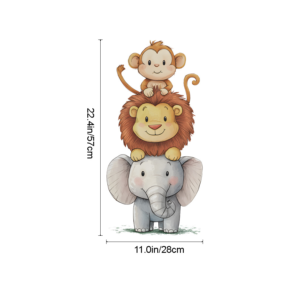 Adhesivos de Pared de Animales - Baby Nursery Wall Stickers reseña y precio