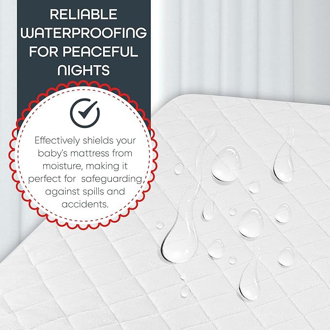 Sábana ajustable para cuna, co - Baby Mattress Waterproof reseña y precio