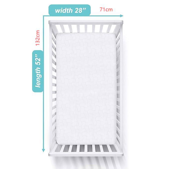 Sábana ajustable para cuna, co - Baby Mattress Waterproof reseña y precio