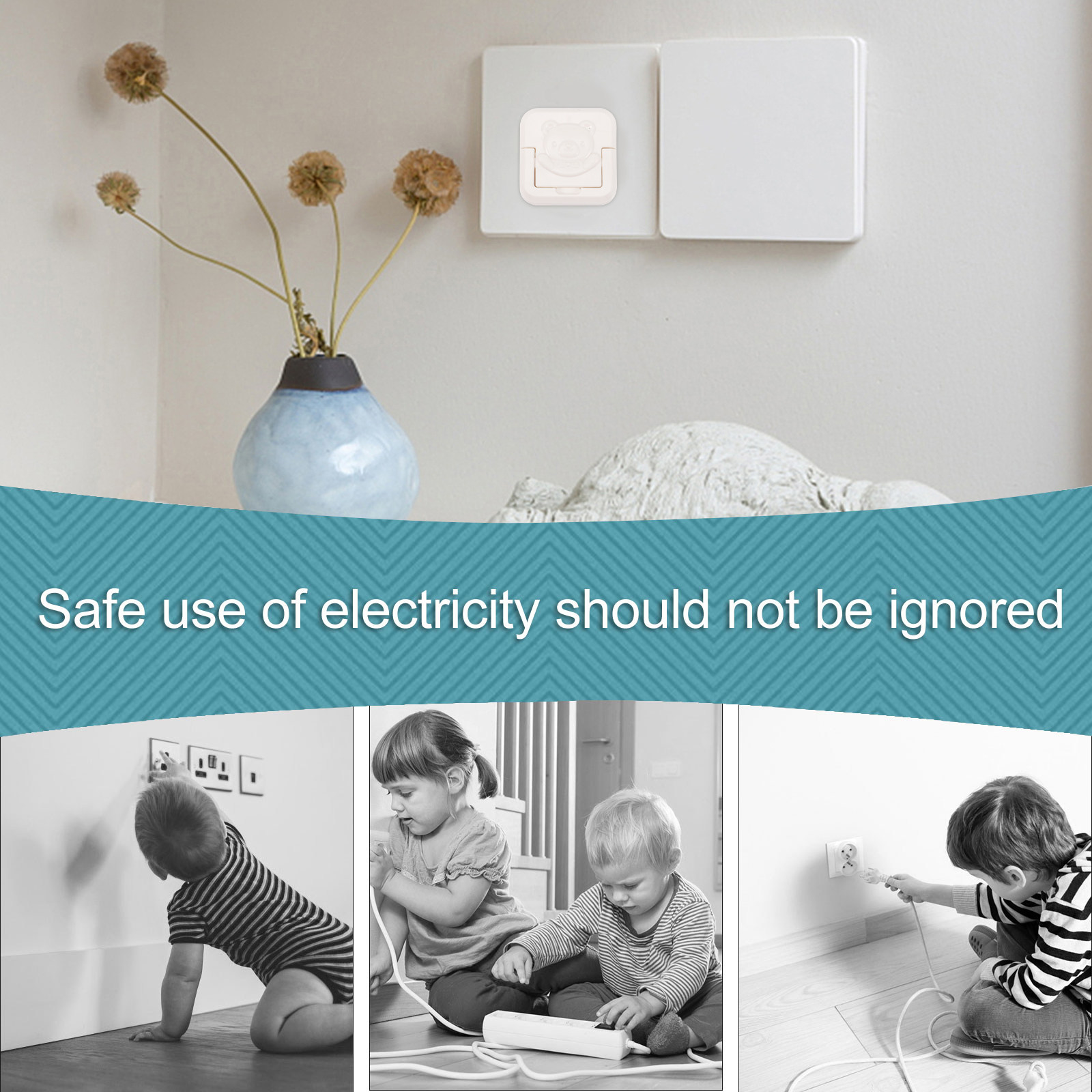20 protectores para enchufes,  - Outlet Cover Childproof reseña y precio