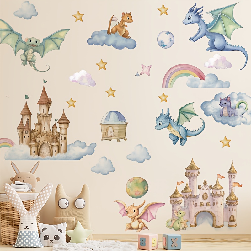 Pegatinas de Pared de Dragón d - Wall Decal Nursery reseña y precio