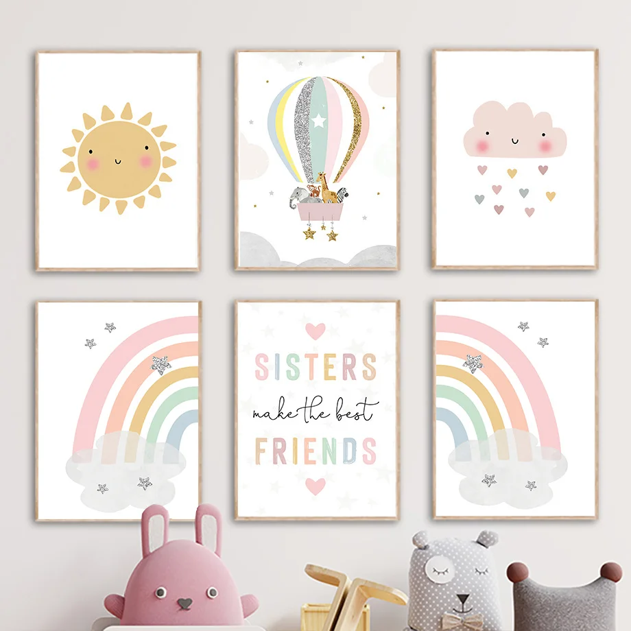 Pósteres nórdicos de jirafa, e - Baby Nursery Needs reseña y precio