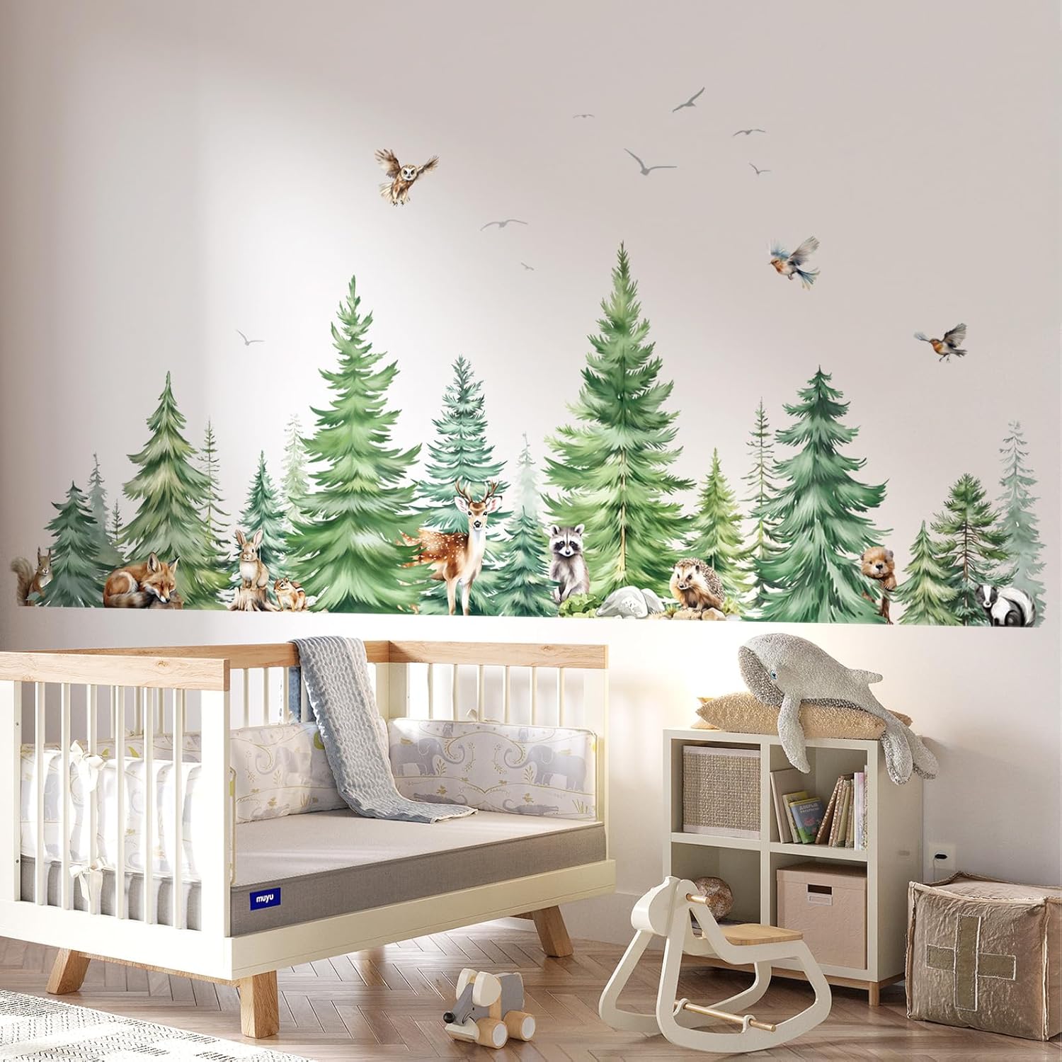 Pegatinas de pared de animales - Baby Nursery Needs reseña y precio