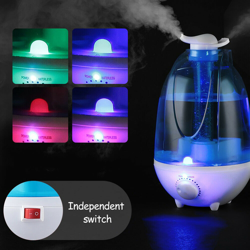 Humidificador de aire ultrasón - Baby Nursery Humidifier reseña y precio