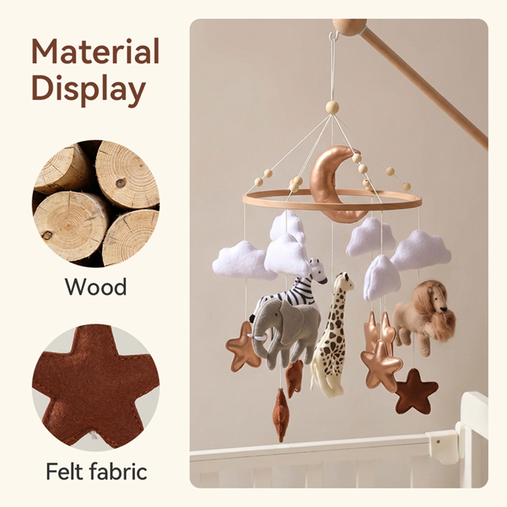 Campana de cama de madera, cun - Baby Nursery Games reseña y precio
