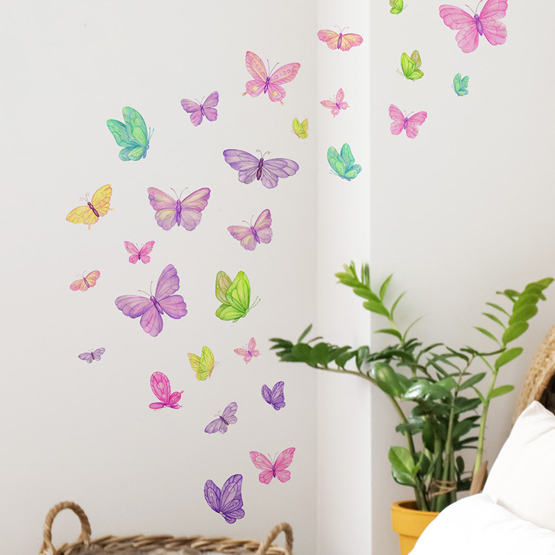Adhesivos de Pared de Mariposa - Baby Nursery Wall Decals reseña y precio