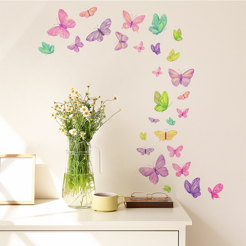 Adhesivos de Pared de Mariposa - Baby Nursery Wall Decals reseña y precio