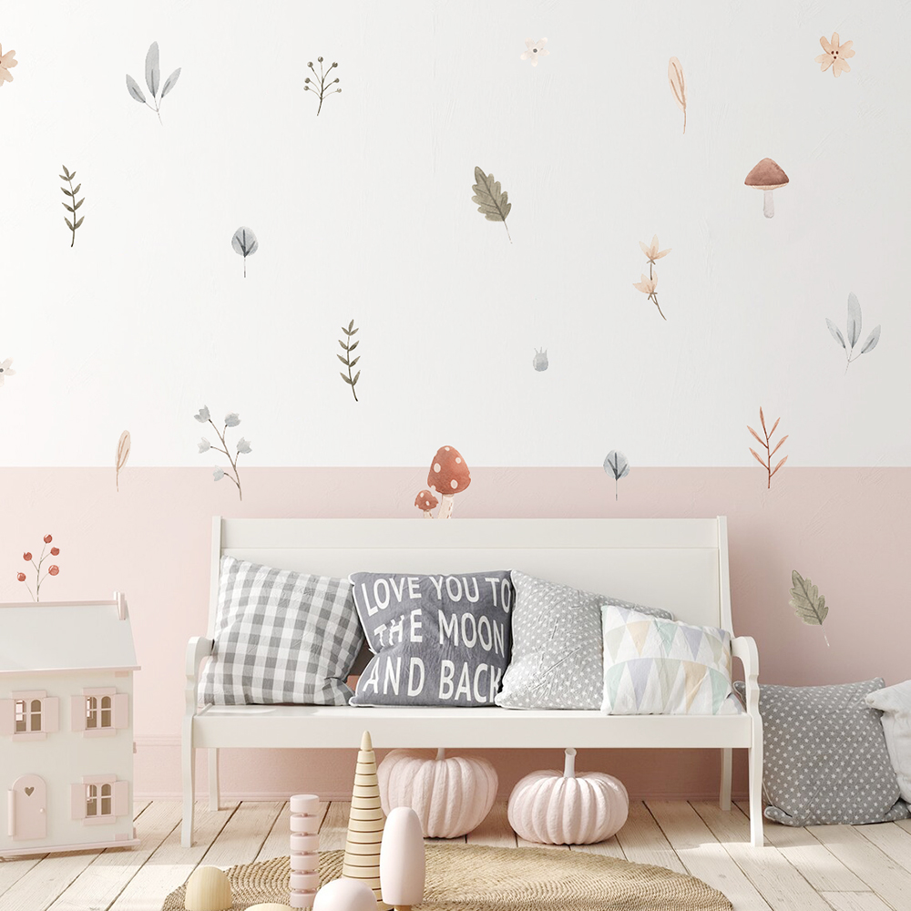 Pegatinas de pared con patrón  - Baby Nursery Package reseña y precio