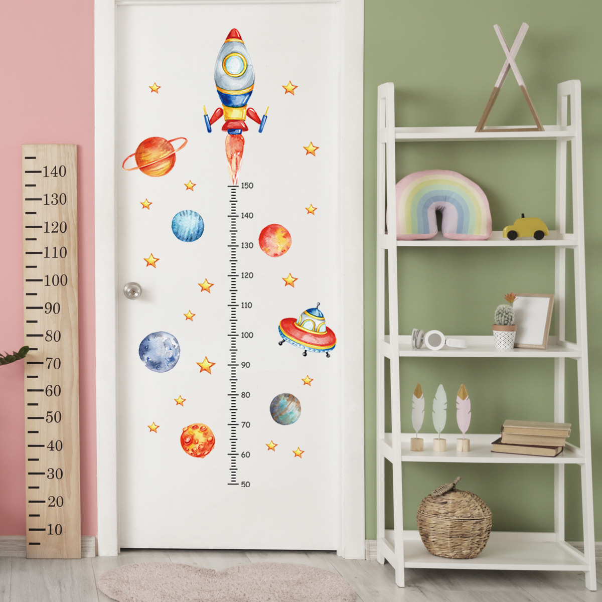 Pegatinas de pared con medició - Baby Nursery Wall Stickers reseña y precio