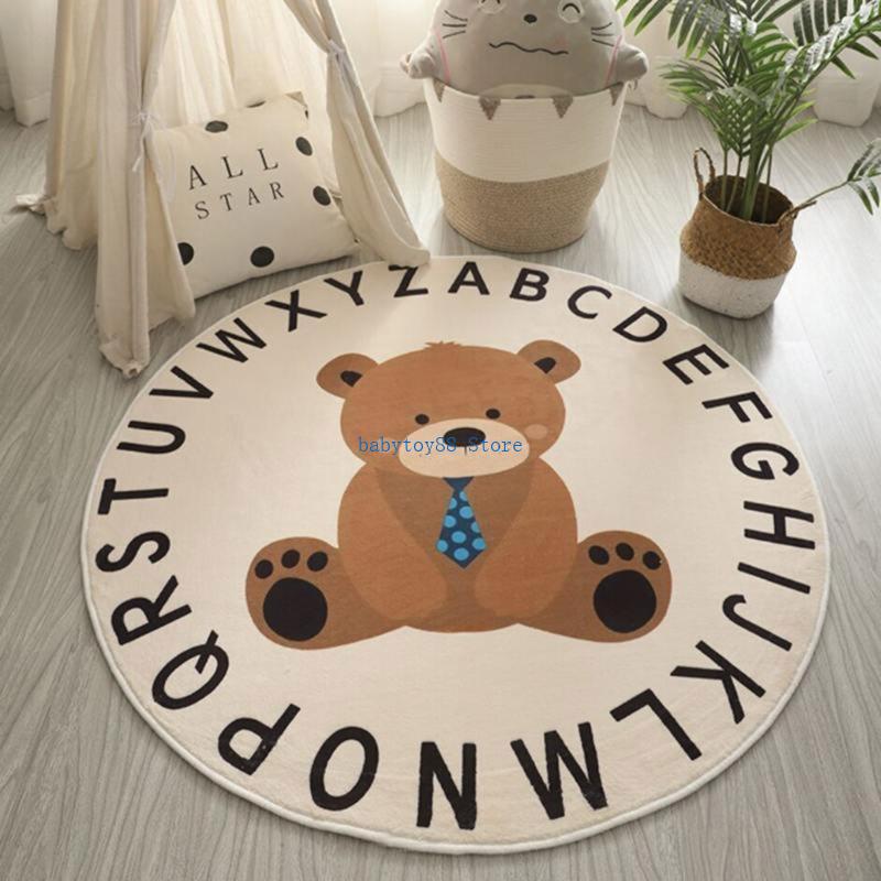 Alfombra Y4UD con estampado an - Baby Nursery Games reseña y precio