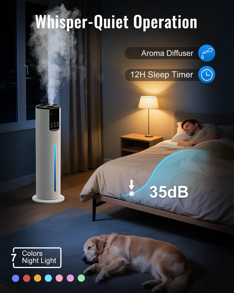 Humidificador ultrasónico de p - Baby Nursery Humidifier reseña y precio