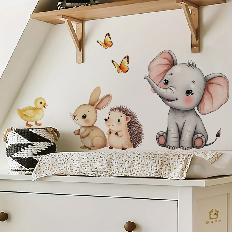 Adhesivo de pared de animales  - Wall Decal Nursery reseña y precio