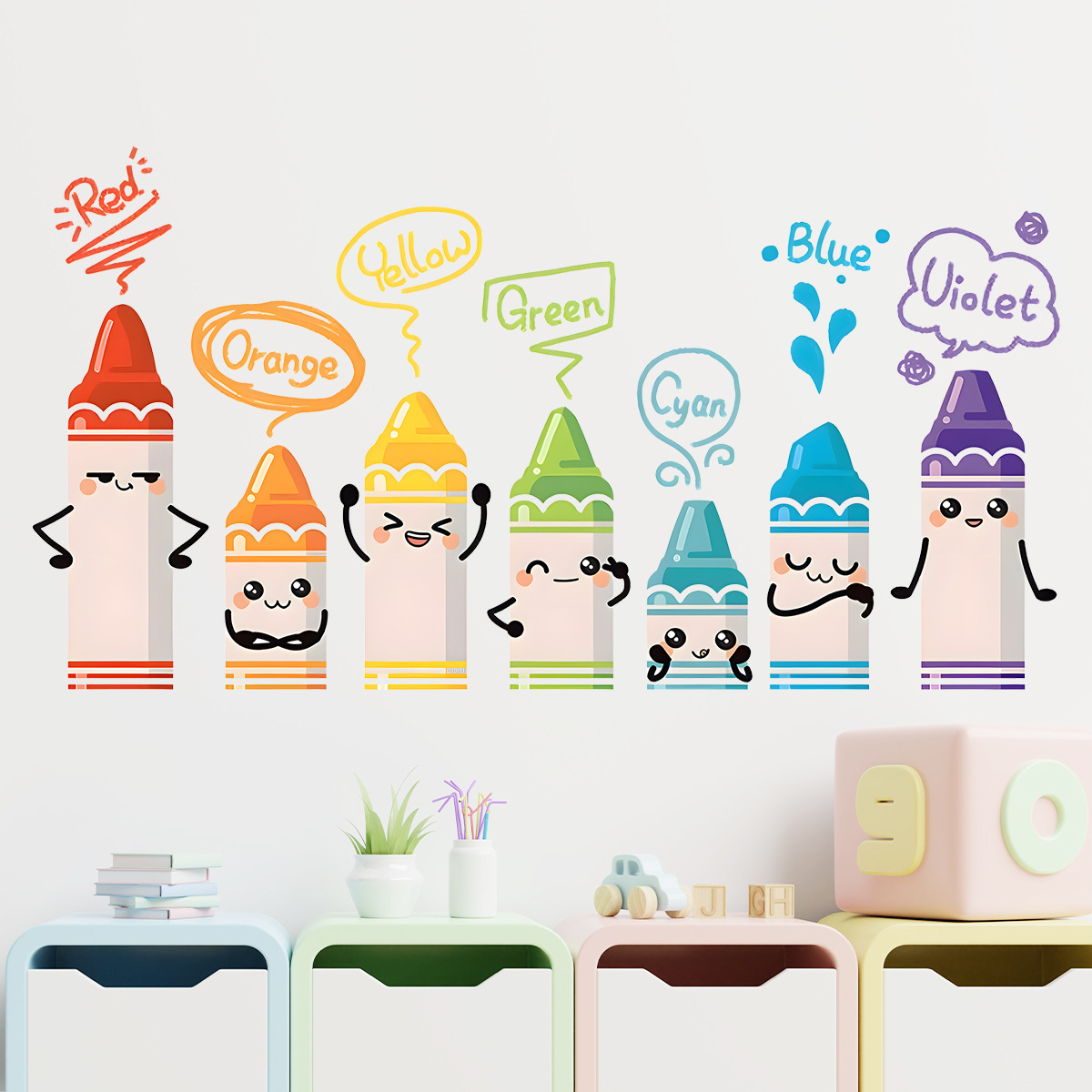 Pegatinas de pared con patrón  - Baby Nursery Needs reseña y precio