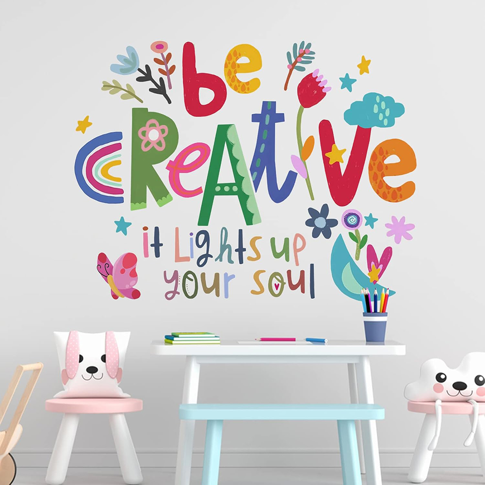 Be Creative-pegatinas de pared - Baby Nursery Needs reseña y precio