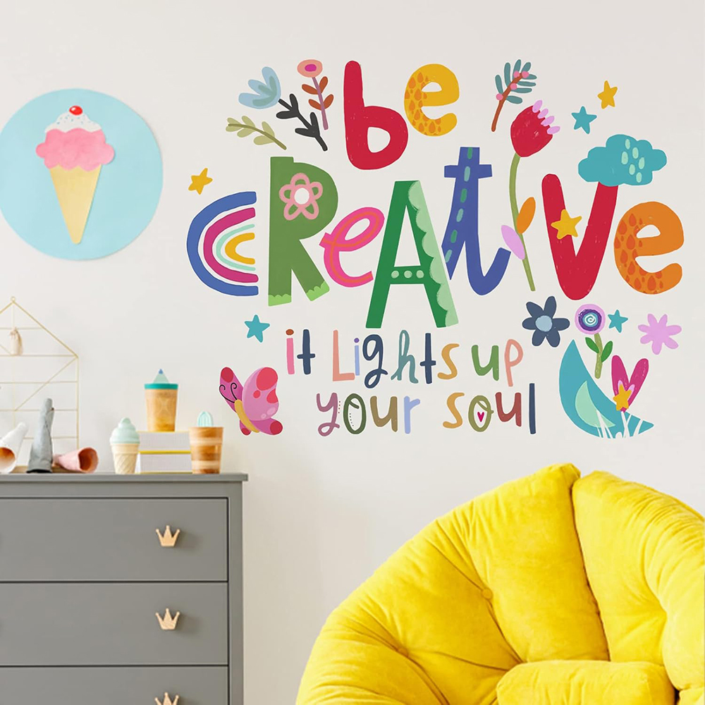 Be Creative-pegatinas de pared - Baby Nursery Needs reseña y precio
