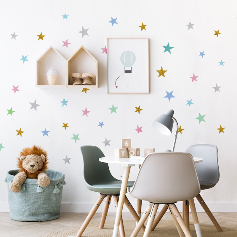 Pegatina de pared de estrellas - Baby Nursery Package reseña y precio