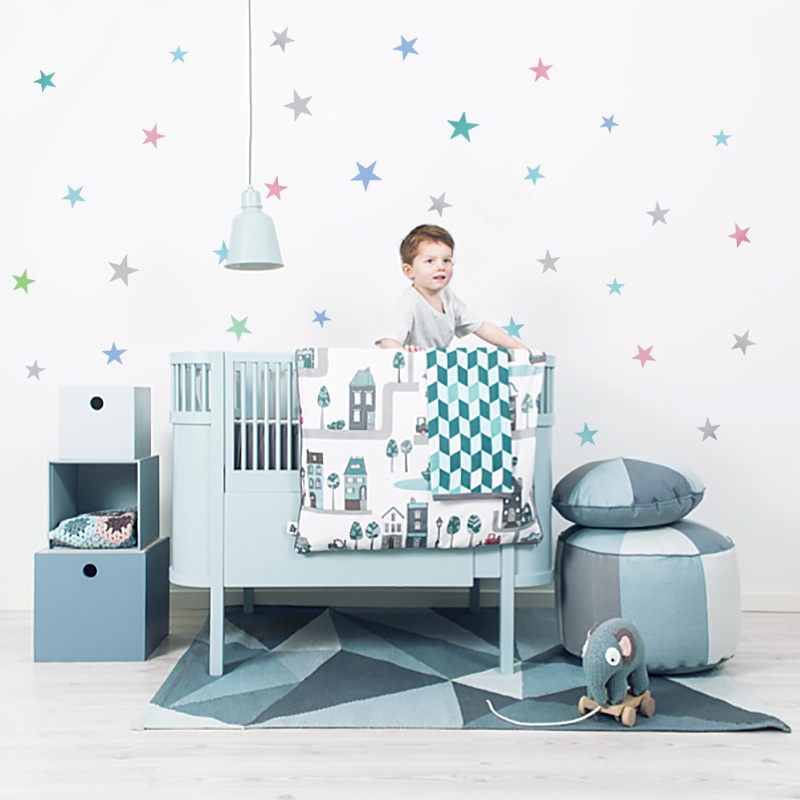 Pegatina de pared de estrellas - Baby Nursery Package reseña y precio
