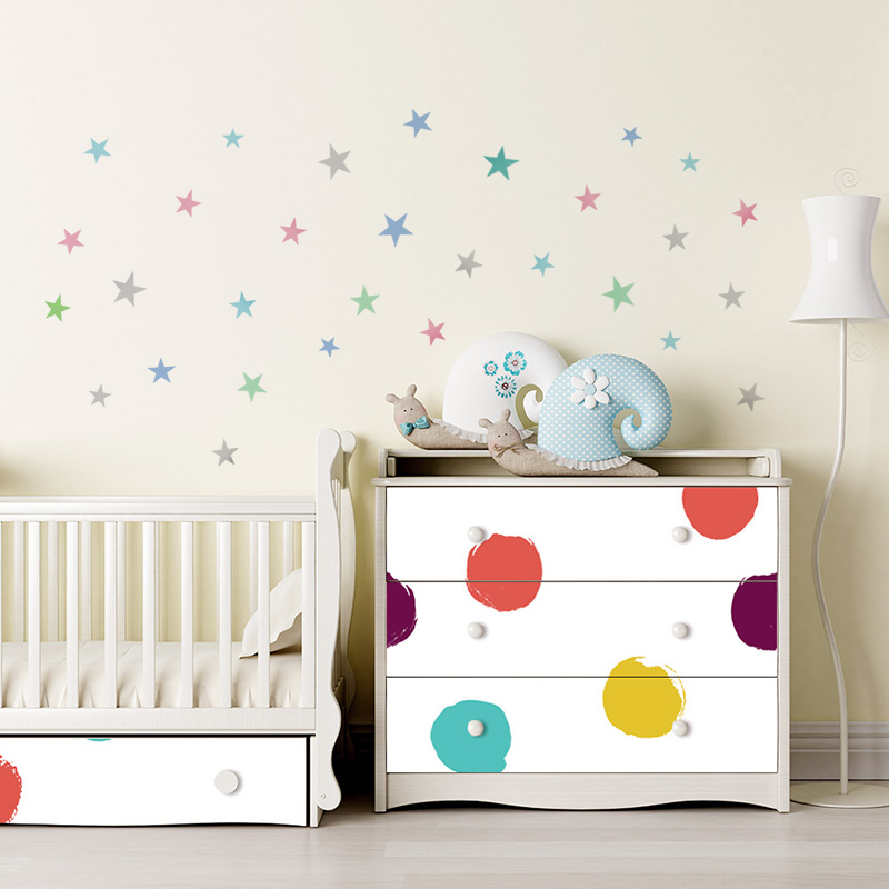 Pegatina de pared de estrellas - Baby Nursery Package reseña y precio