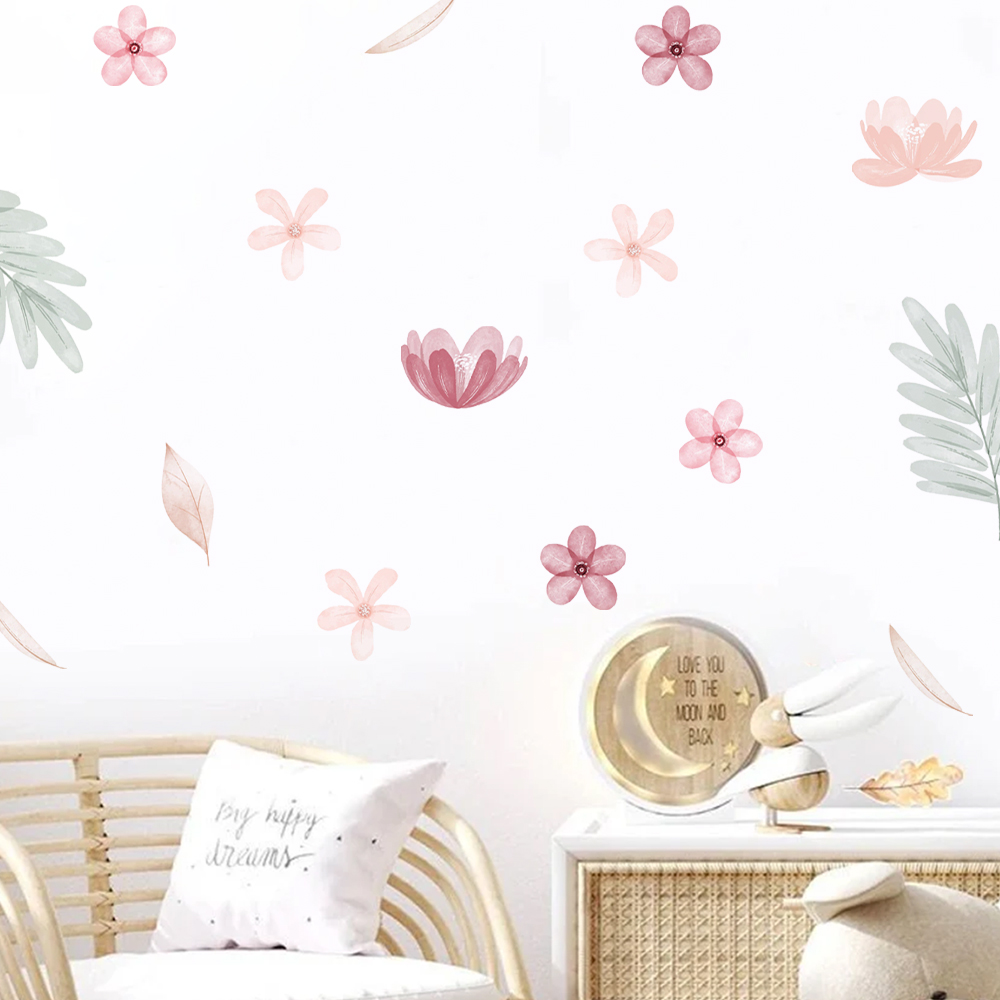 Calcomanías de pared botánicas - Baby Nursery Needs reseña y precio