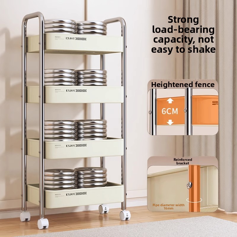 Carro rodante multifuncional,  - Baby Bookshelf Small reseña y precio