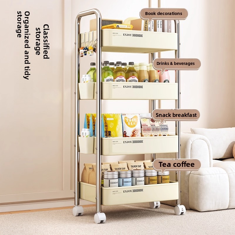 Carro rodante multifuncional,  - Baby Bookshelf Small reseña y precio
