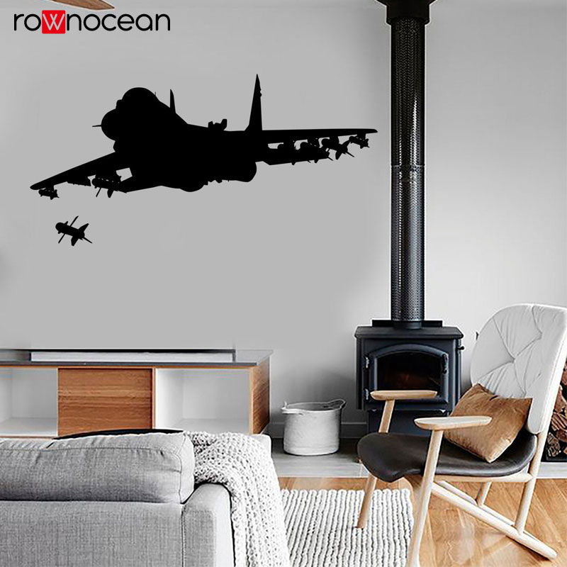 Pegatina de pared de tema mili - Baby Nursery Wall Decals reseña y precio