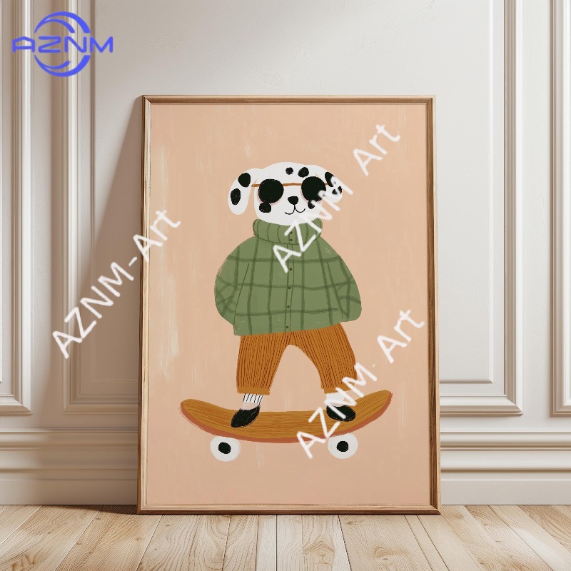 Póster Divertido de Animales P - Baby Nursery Home reseña y precio