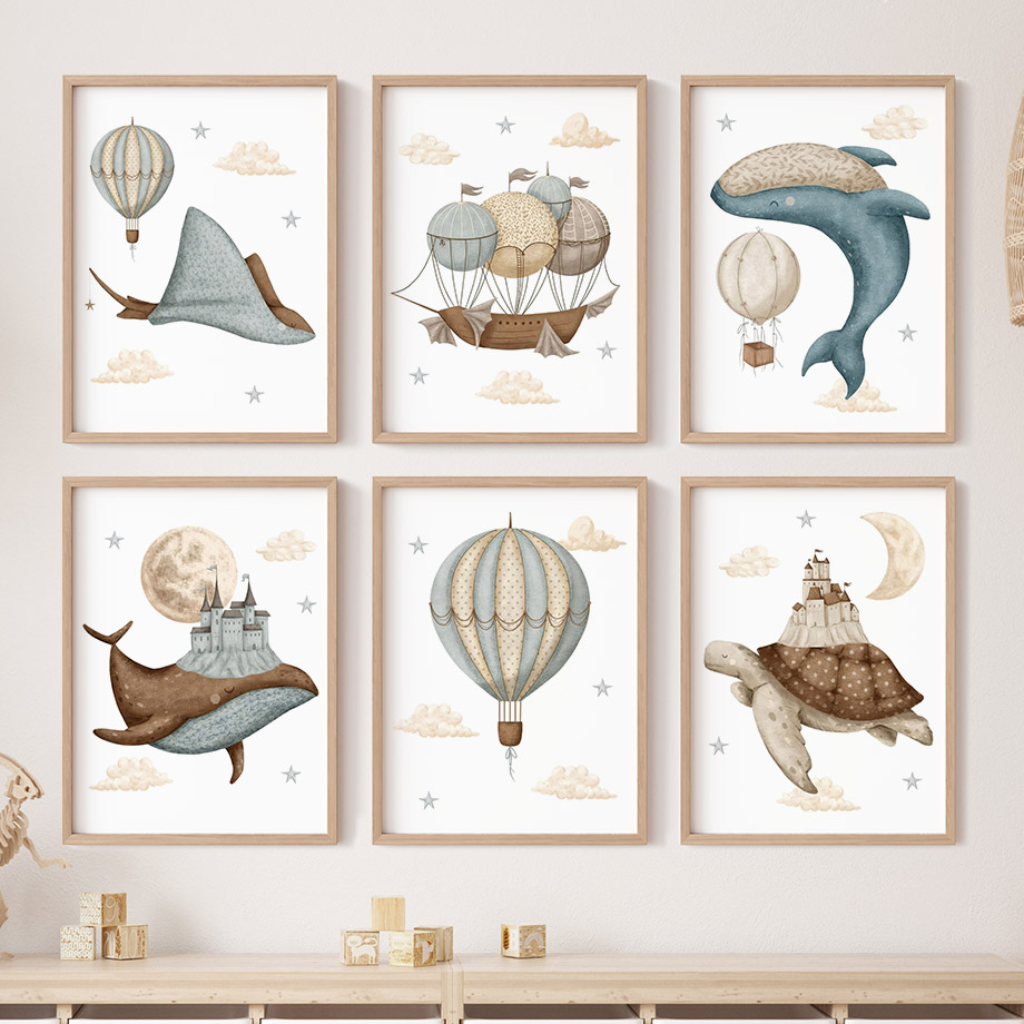 Pósteres de arte de pared nórd - Baby Nursery Home reseña y precio