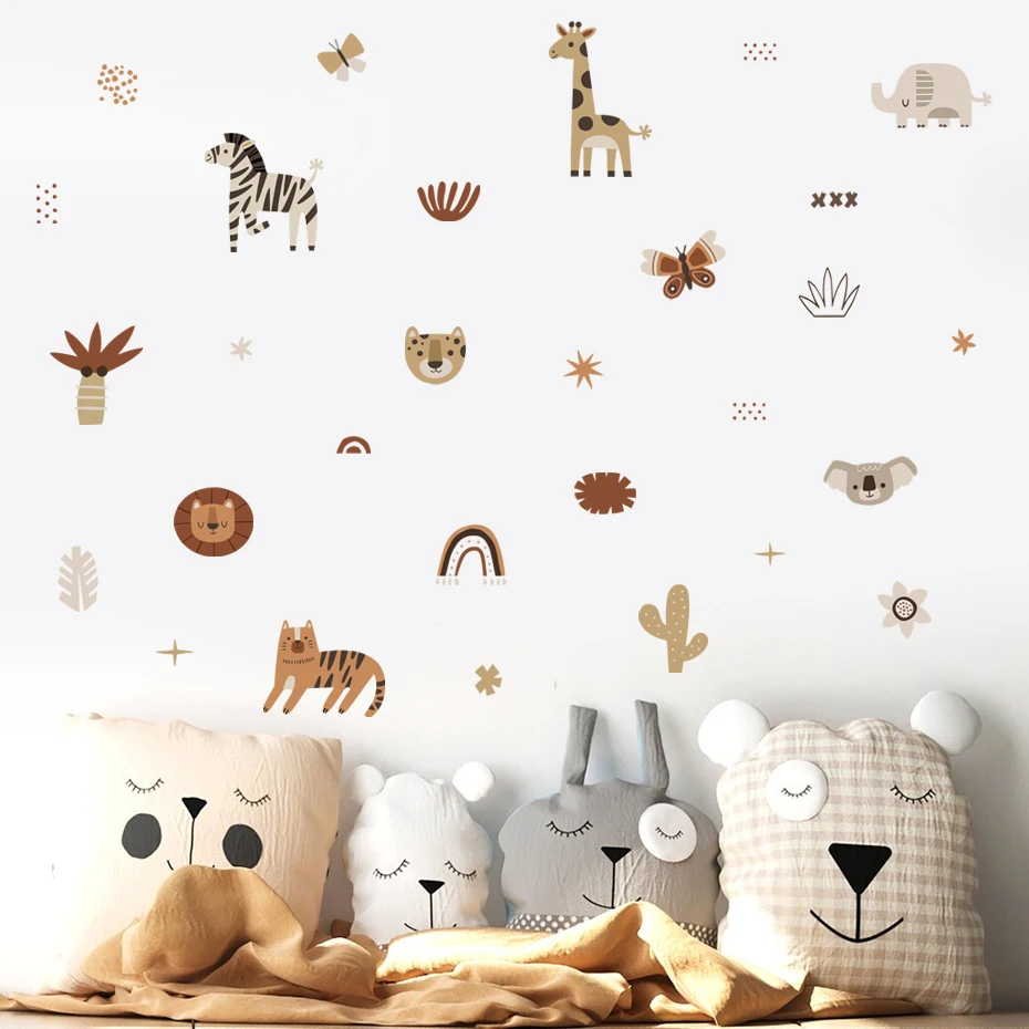 Dibujos animados de África, an - Baby Nursery Wall Stickers reseña y precio