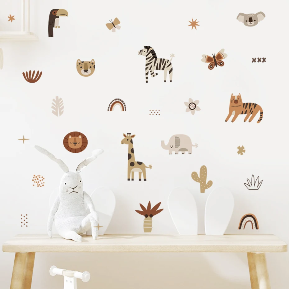 Dibujos animados de África, an - Baby Nursery Wall Stickers reseña y precio
