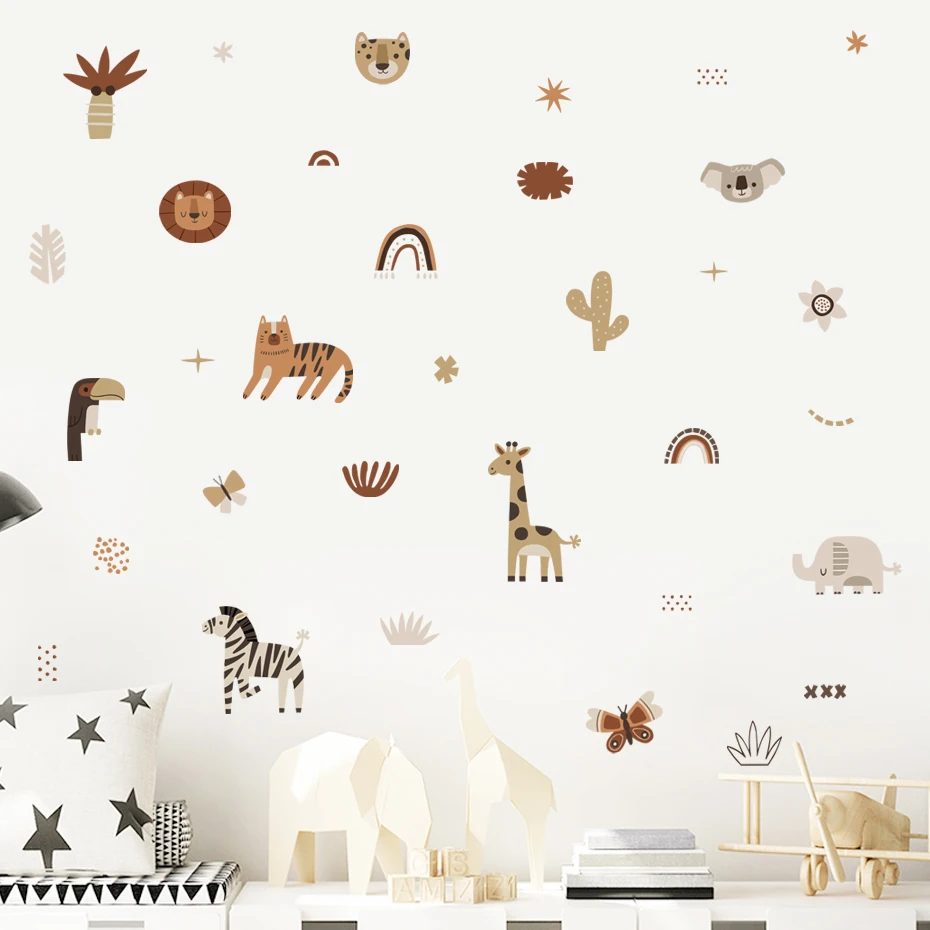 Dibujos animados de África, an - Baby Nursery Wall Stickers reseña y precio
