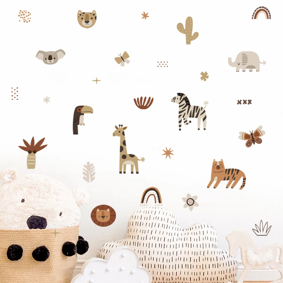 Dibujos animados de África, an - Baby Nursery Wall Stickers reseña y precio