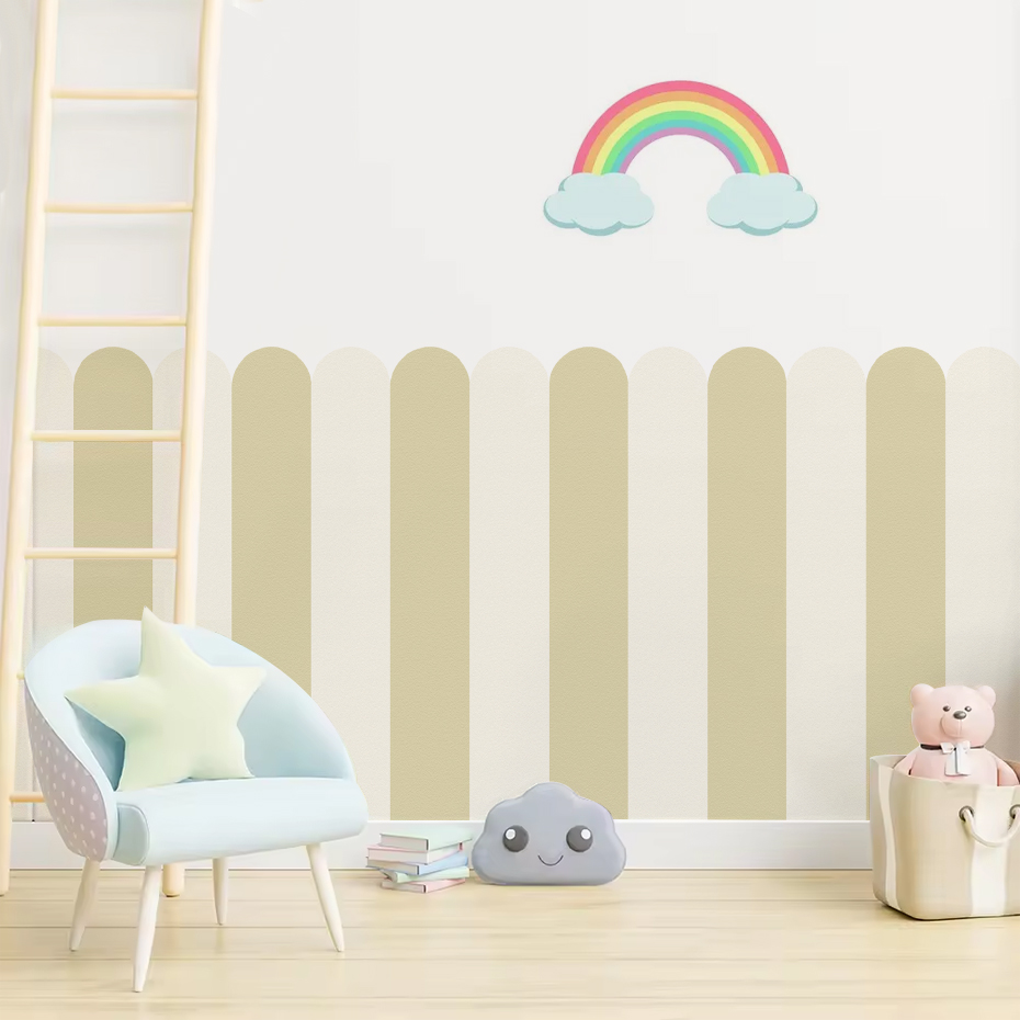 Papel tapiz de arco de rayas v - Wall Decal Nursery reseña y precio