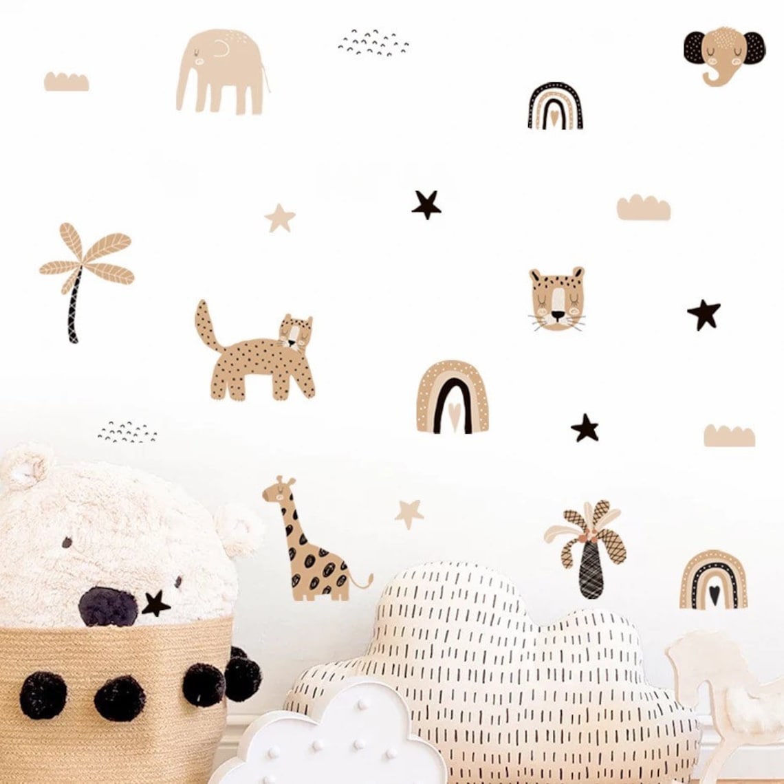 Pegatinas de Pared de Estilo B - Baby Nursery Wall Stickers reseña y precio